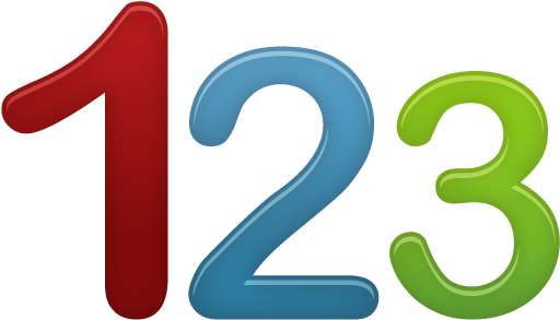Numbers - Numbers Icon Png (512x512)