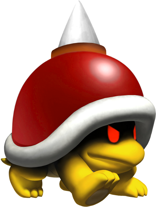 Spike Top - Mario Bros Spike Top (526x699)