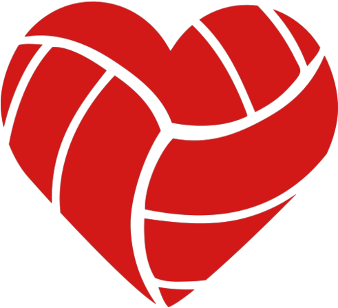 Volleyball Heart - Volleyball Heart (490x490)