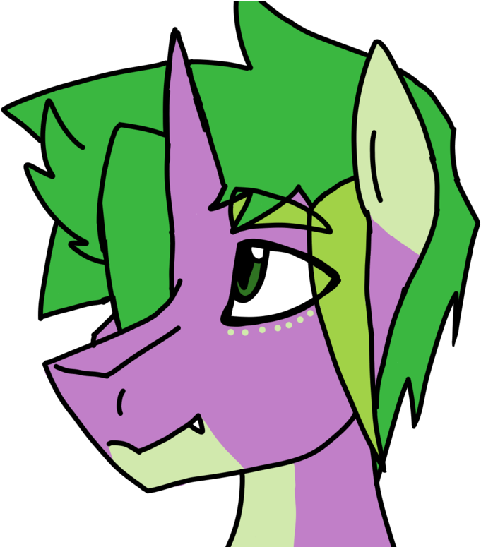 Pony Spike By Moonaknight13 - Cartoon (1032x774)