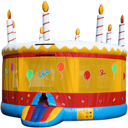 Commercial Bounce House - Ez Inflatables Birthday Jumper Bounce House - B138 (480x453)