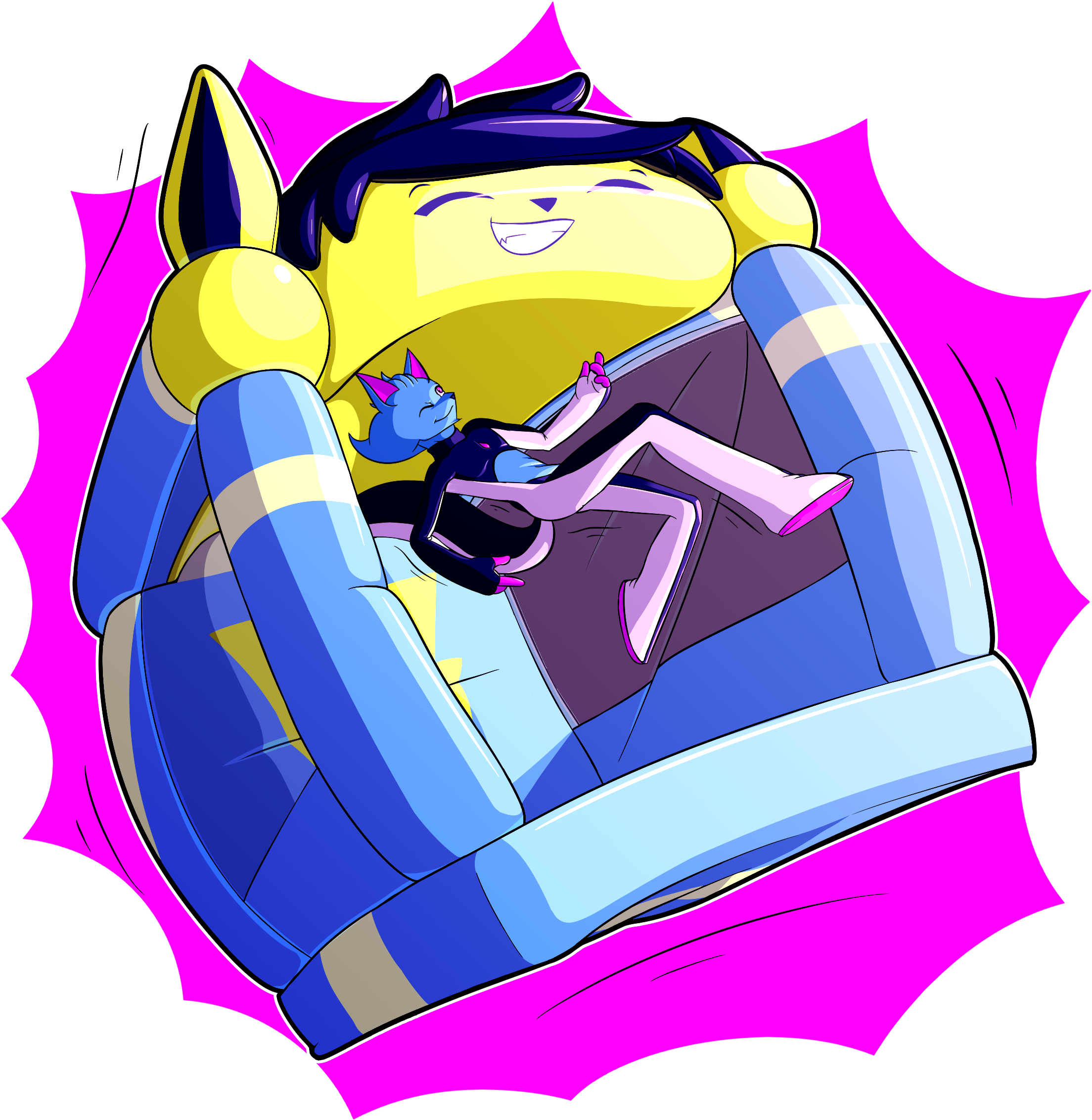 Ilya Bounce House Tf By Lazthefox1 - Inflatable Castle (2392x2392)
