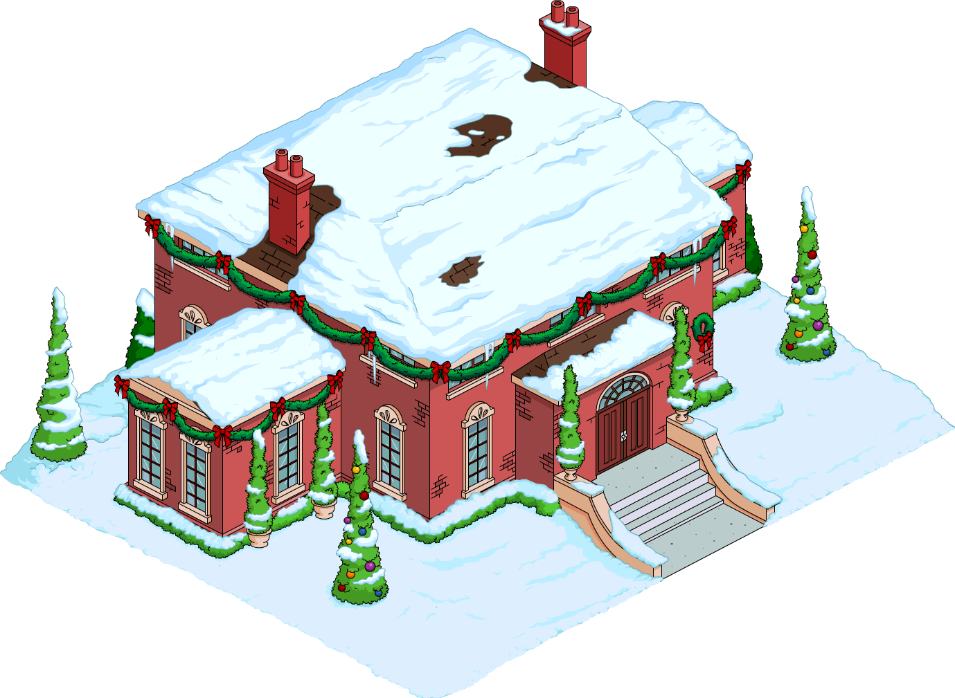 Festive Wolfcastle Mansion - Rainier Wolfcastle (1379x1009)