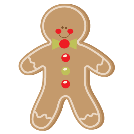 Gingerbread Clipart Cut Out - Gingerbread Man No Background (432x432)