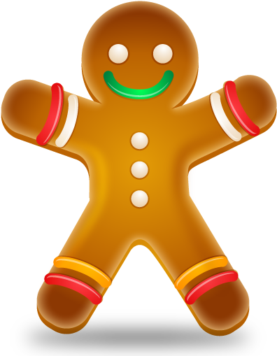 Gingerbread Cookies Icon - Christmas Candy Png Transparent (512x512)