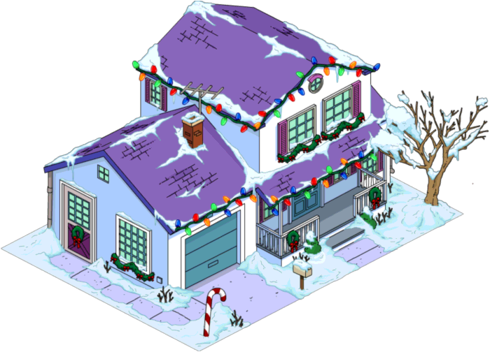 Skinnerhouse Decorated Transimage - Christmas Day (700x504)