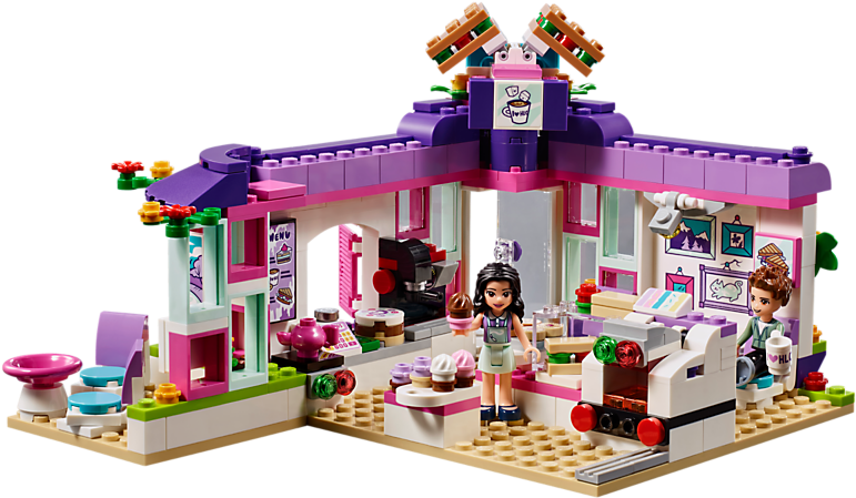 Emma's Art Café - Lego Friends Emmas Art Cafe (800x600)