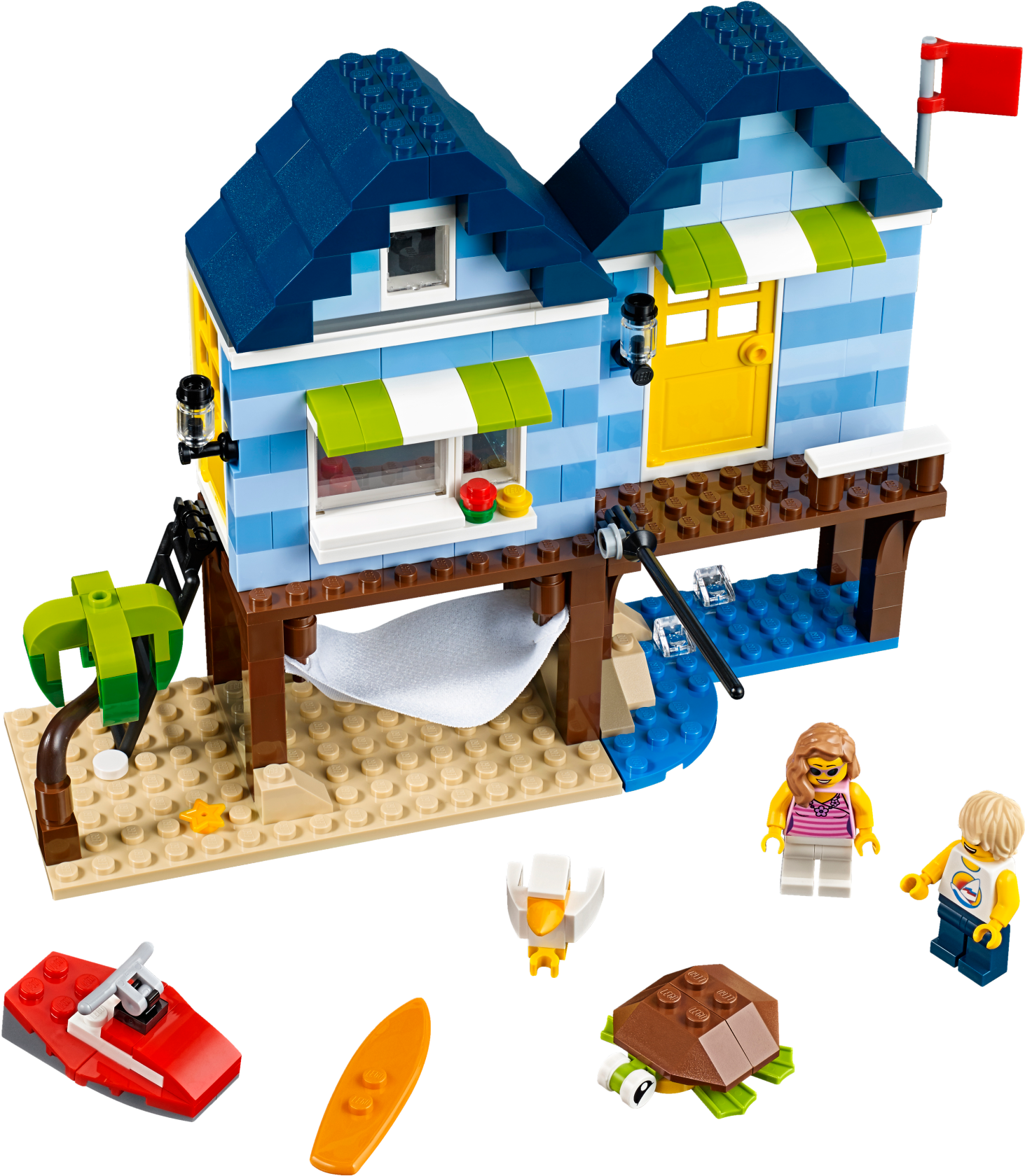 Beachside Vacation - Lego Creator Beachside Vacation (2399x1800)