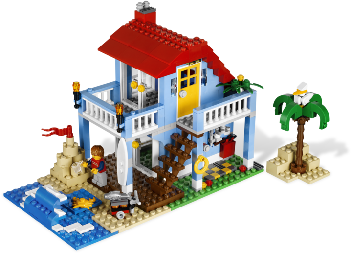 Lego 7346 Huis Aan Zee - Lego Seaside House 7346 (855x641)