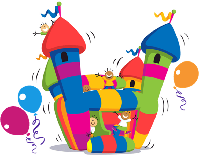 Bouncy Castle Clipart - Bounce House Clip Art (769x600)