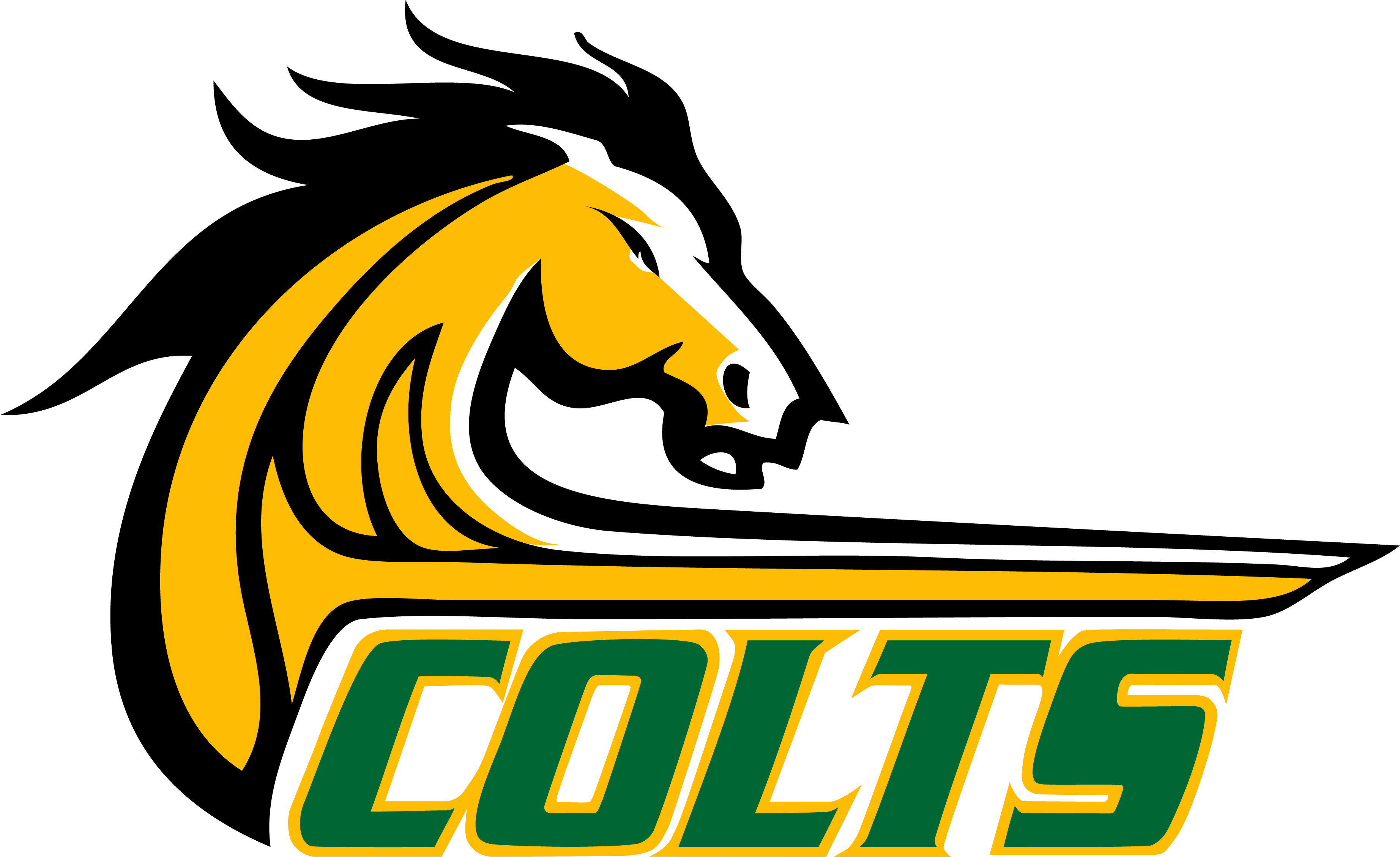 Cañada Colts Logo - Cañada College (3688x2258)