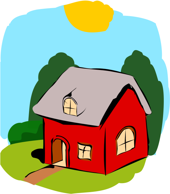 Fairy Tale Clipart Village - Raisin In The Sun Theme (566x800)