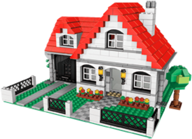 The House Rumah 3 In 1 Lego Creator 45961 Kw Lepin - Lego Creator House 4956 (700x700)