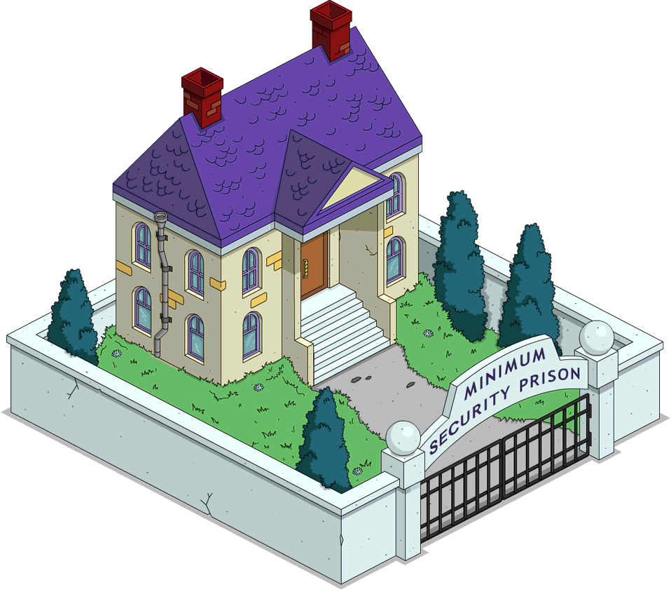 Minimumsecurityprison Transimage - Springwood Minimum Security Prison Simpsons (958x844)