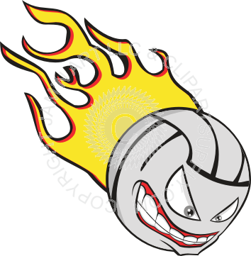 Volleyball Clipart (354x361)