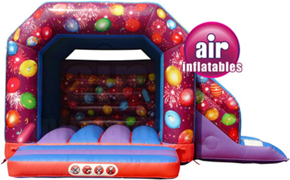 Celebration Castle & Slide Combo - Bouncy Castle (600x385)