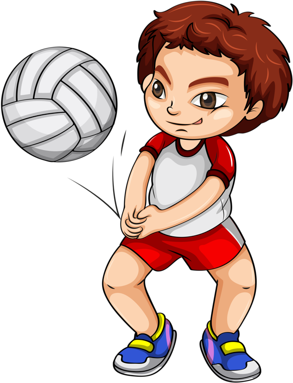 Яндекс - Фотки - Play Volleyball Cartoon (617x800)