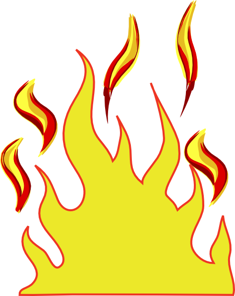 Flames Flame Clip Art Free Free Clipart Images 5 Clipartix - Clipart Flames (474x597)