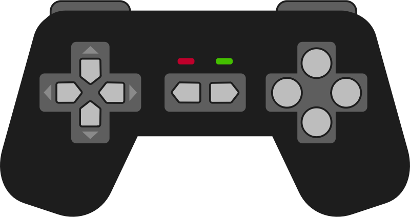 Game Controller Clip Art - Game Controller Clip Art Transparent (800x424)