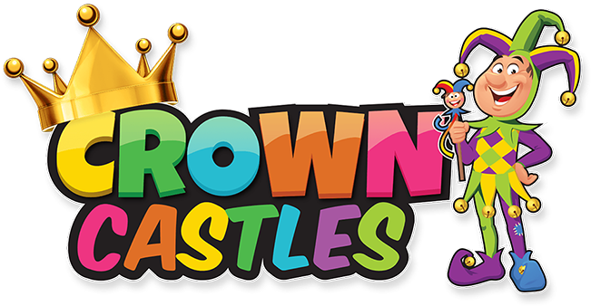 Crown Castles Bouncy Castle Hire Logo - Inflatable Castle (650x349)