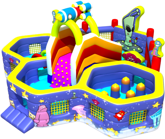 Giant Inflatable Playground Balloon Round Commercial - Play (800x800)