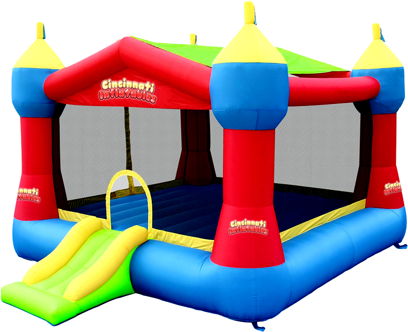Explore Inflatable Bounce House And More - Bounceland Party Castle Bounce House (842x693)