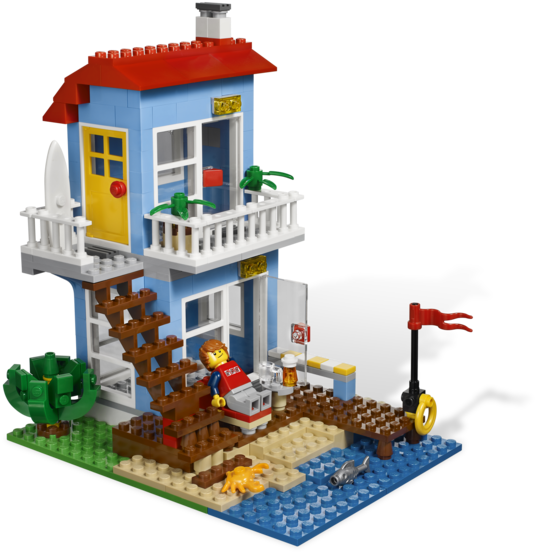 Lego Creator Lego 7346 Huis Aan Zee - Lego Creator Seaside House (855x641)