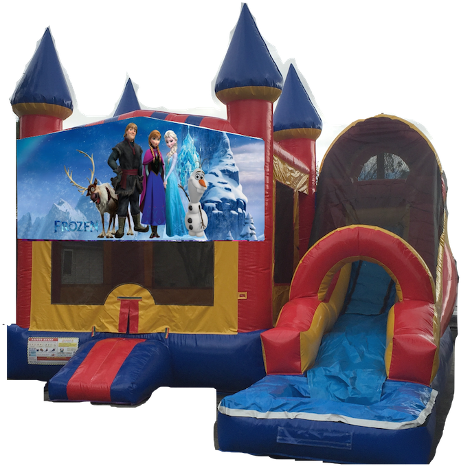 Combo Castle Super Big Front Frozen A $200 - Inflatable (1024x768)