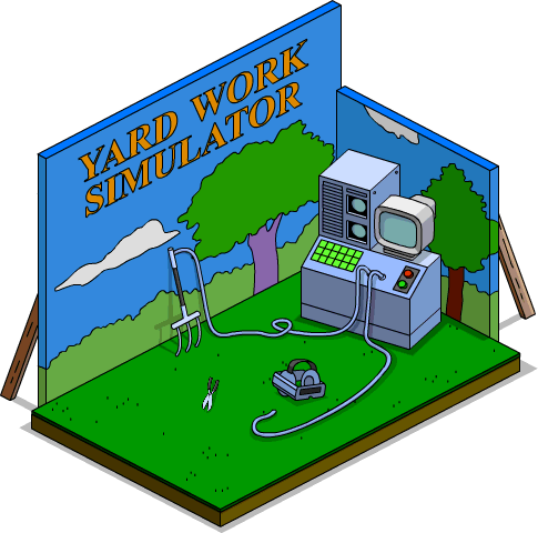 Yard Work Simulator Menu - Yard Work Simulator Simpsons (488x482)