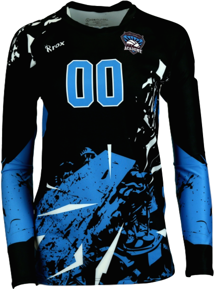 Shattered Women's Sublimated Volleyball Jersey,women's - Sublimated Long Sleeved Jerseys Men (639x639)
