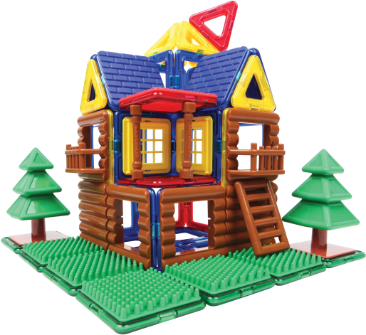 Magformers Log House Set - Magformers Figure Plus, Boy, 6 Piece Set (800x800)