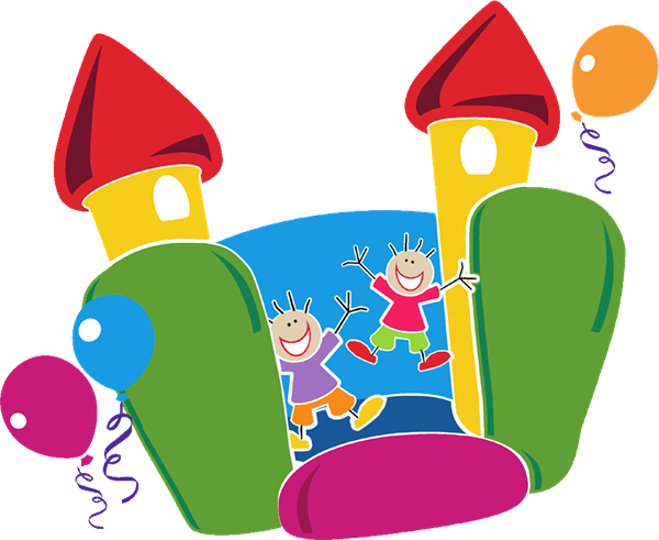 Bouncy House Clipart - Bouncy Castle Clip Art (600x491)