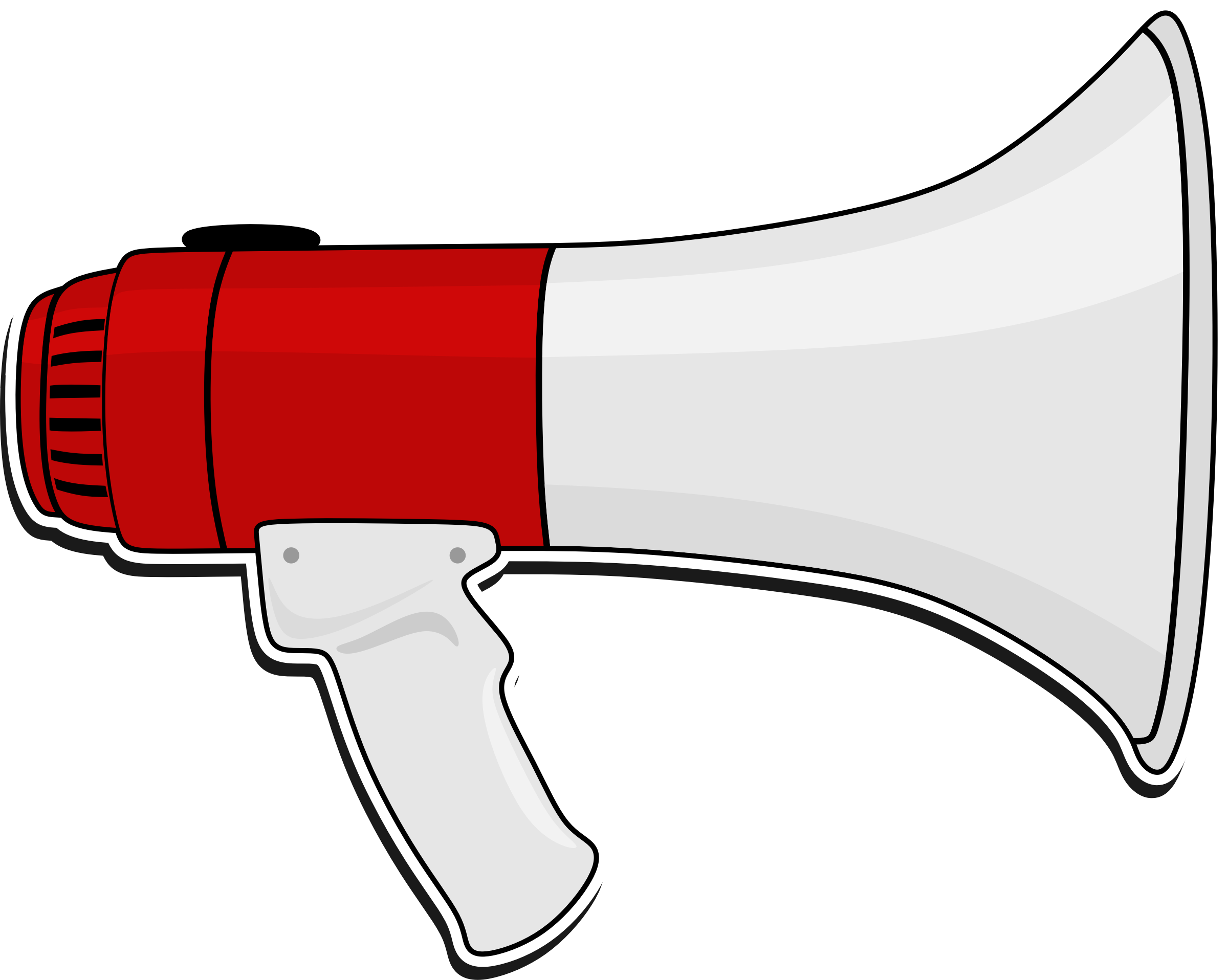 Megaphone - Megaphone Clipart (2400x1916)