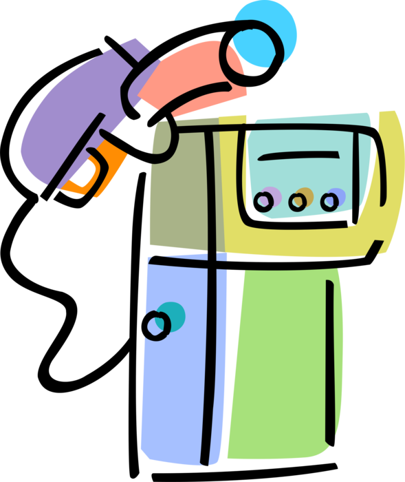 Vector Illustration Of Gasoline Petroleum Fossil Fuel - Vector Illustration Of Gasoline Petroleum Fossil Fuel (589x700)