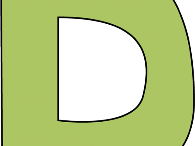 Letter D Clipart - Circle (640x480)