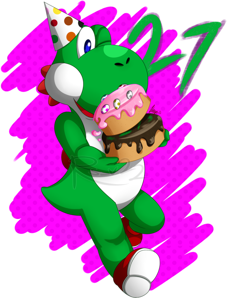 Cheers To The Birthday Boy~ By Rs-v22 - Cartoon (800x1000)