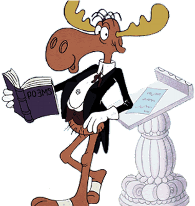 Bullwinkle J - Moose - Mr Know It All (400x400)