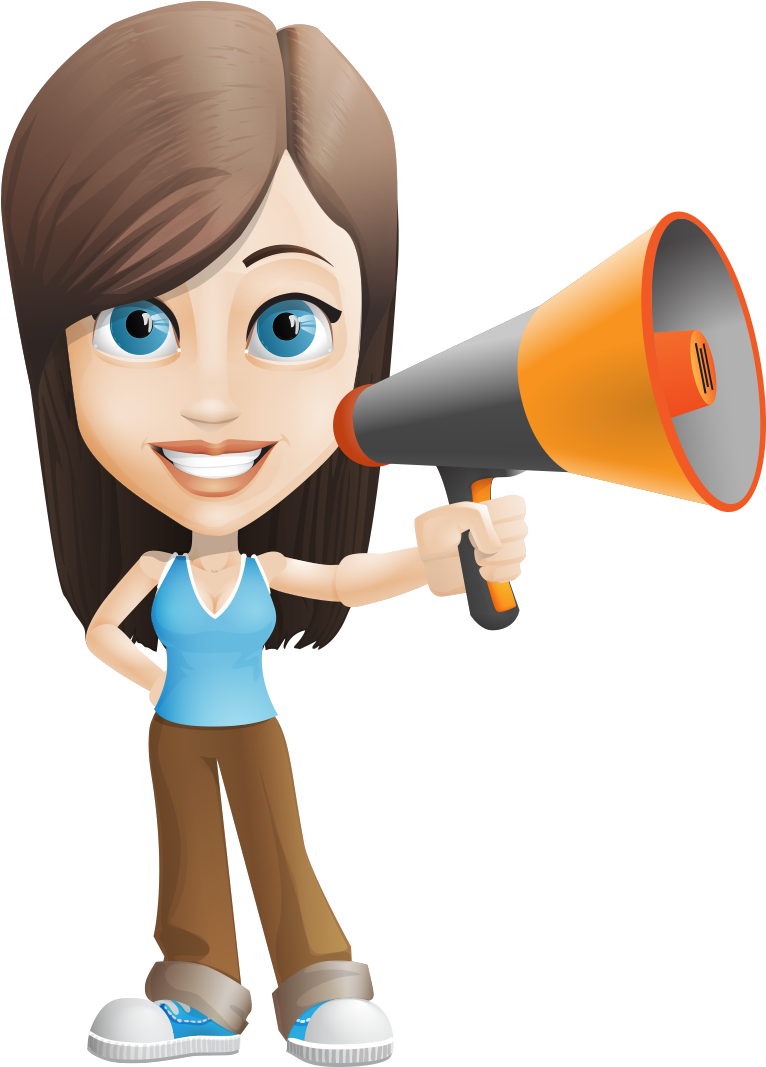 Megaphone Clip Art - Megaphone Clip Art (905x1066)