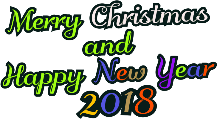 Medium Image - Happy Christmas And Happy New Year 2018 (800x500)