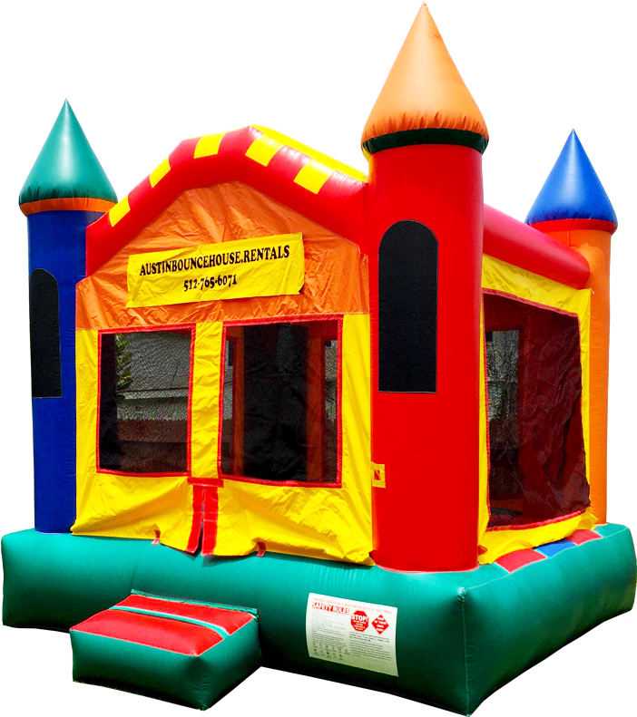 Need Castle Themed Plates, Napkins And Party Favors - Inflatable Castle (864x792)