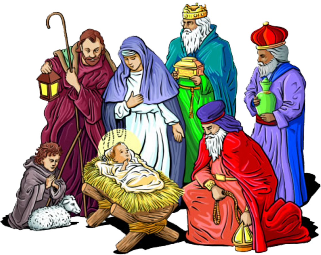 Portal De Belen Nacimiento Jesus - Religious Christmas Clip Art (1177x932)