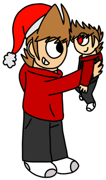 Merry Christmas And A Happy New Year By Harriotloverchicken - Cartoon (1024x640)