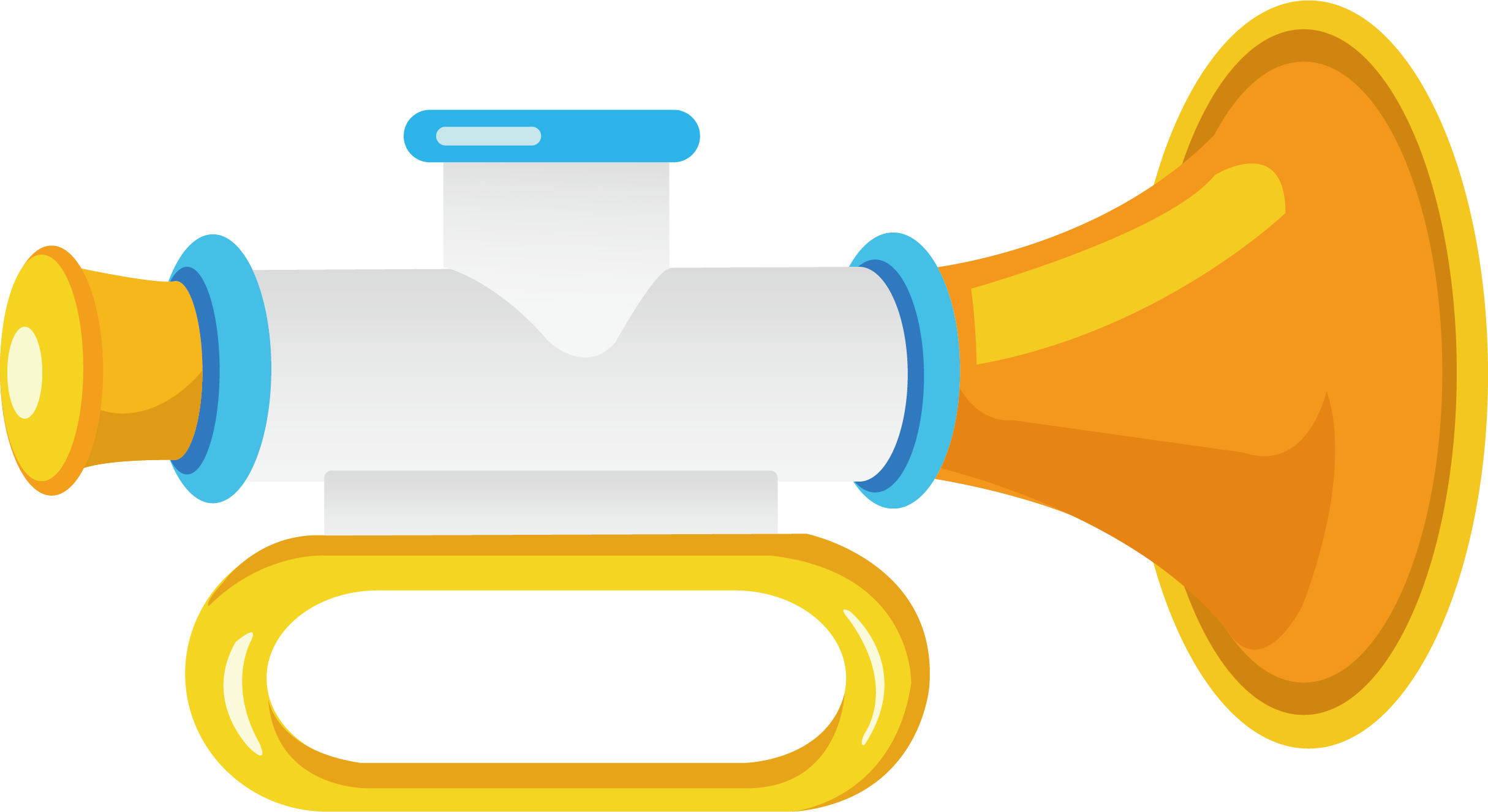 Megaphone Loudspeaker Euclidean Vector - Megaphone Loudspeaker Euclidean Vector (2429x1327)