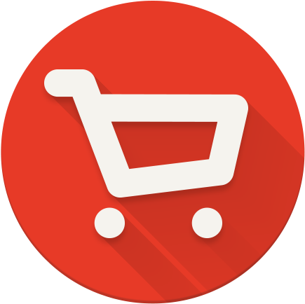 Shopping Cart Circle Icon Png - Social Media Icons Youtube (512x512)