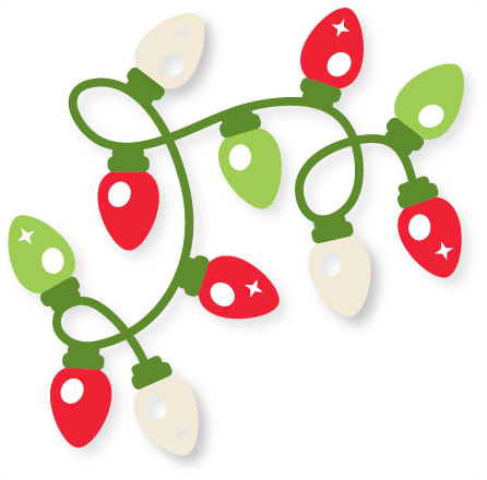 Christmas Lights Svg Scrapbook Cut File Cute Clipart - Christmas Lights Svg Scrapbook Cut File Cute Clipart (446x440)