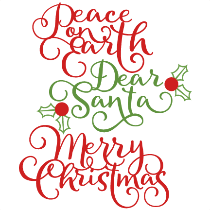 Christmas Phrase Set Scrapbook Cut File Cute Clipart - Frohe Weihnacht-untersetzer Untersetzer (432x432)
