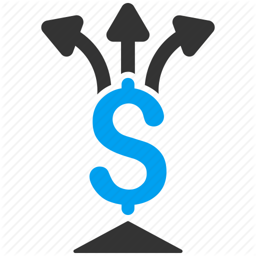 Arrows, Directional, Divide, Opus, Signs, Two Icon - Split Payment Icon (512x512)