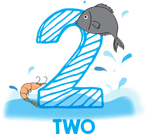 2 = Minimum Number Of Times Per Week That Kids Should - Numbers 2 For Kids (500x500)