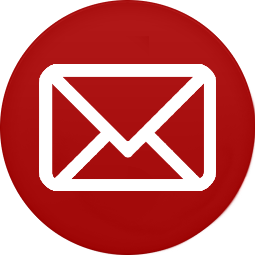 Email Icon Red Circle (512x512)