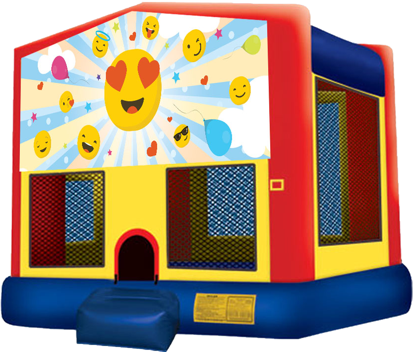 Emoji Bouncer From Awesome Bounce Of Michigan - Power Ranger Bounce House (864x792)